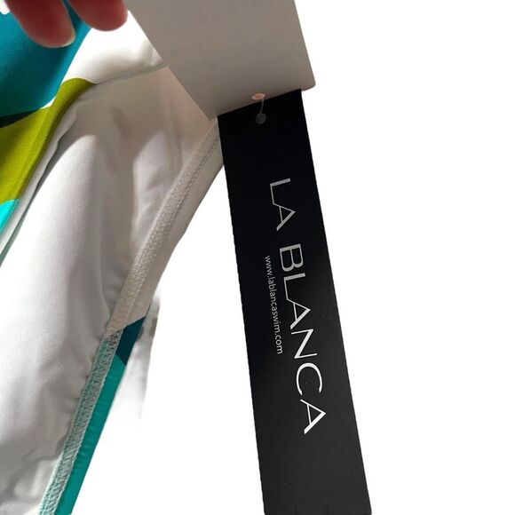 NWT LA BLANCA Eclectic Hipster Swim Bikini Bottoms 16 - Picture 3 of 7